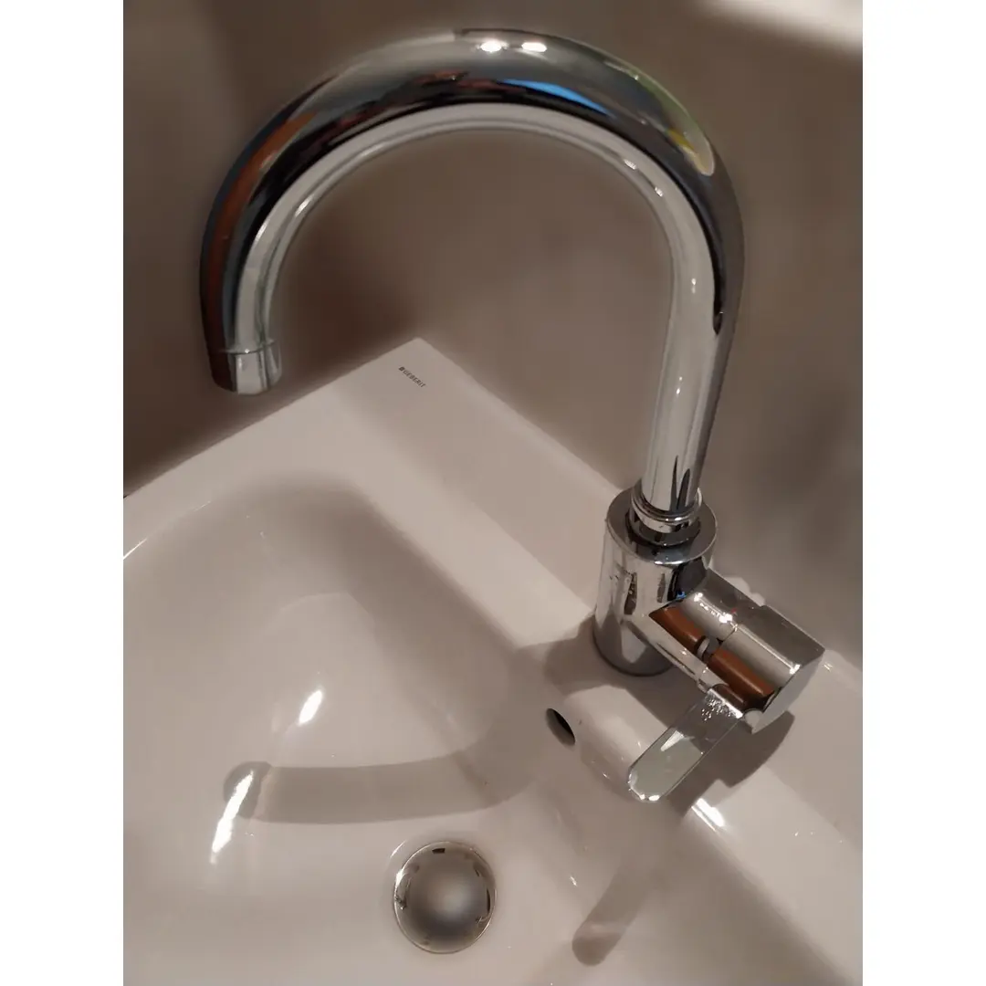 Einh.-Wascht.batt.Eurosmart Cosmopolitan Heb.seitl.R-ausl.m.Abl.garn.verchr.Grohe