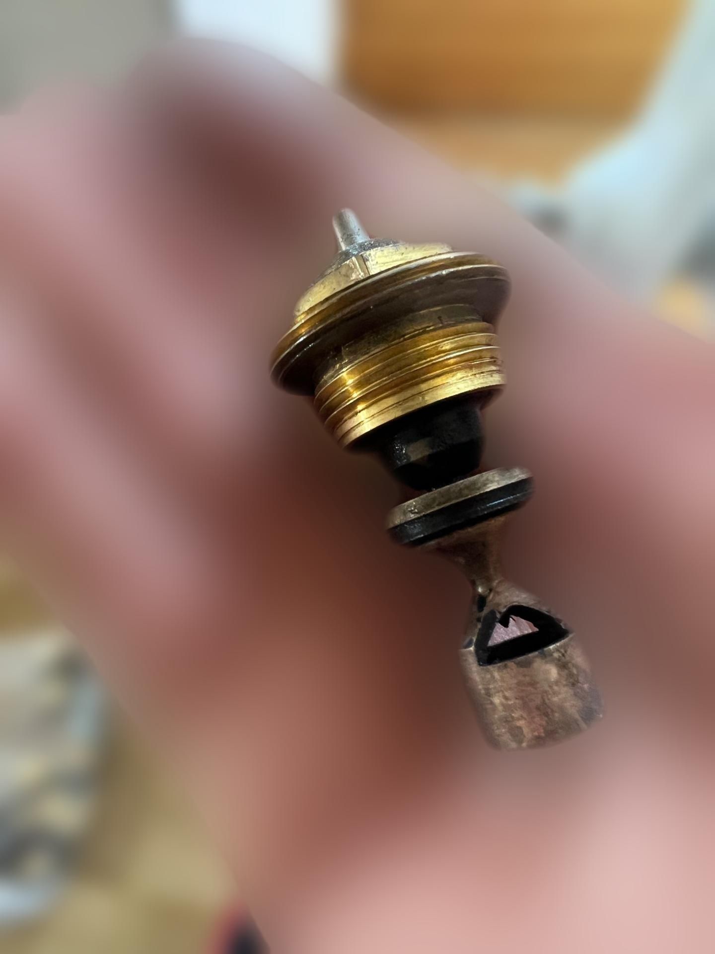 HEIMEIER Th.-Oberteil f.Einrohrventil m.Tauchrohr Baureihe bis Mai 1981