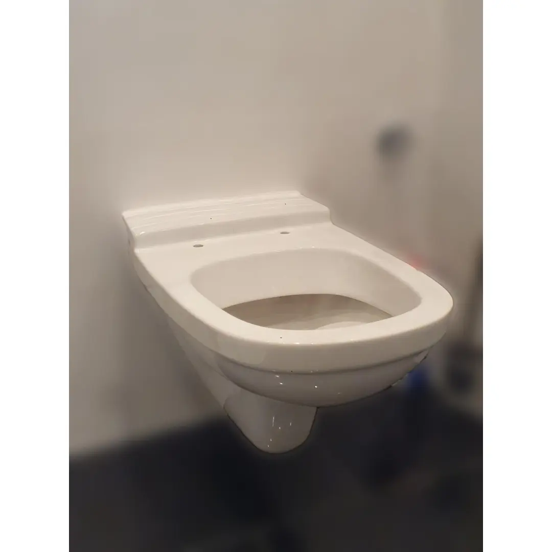 GE Vitelle WC-Sitz, weiß Scharniere Edelstahl