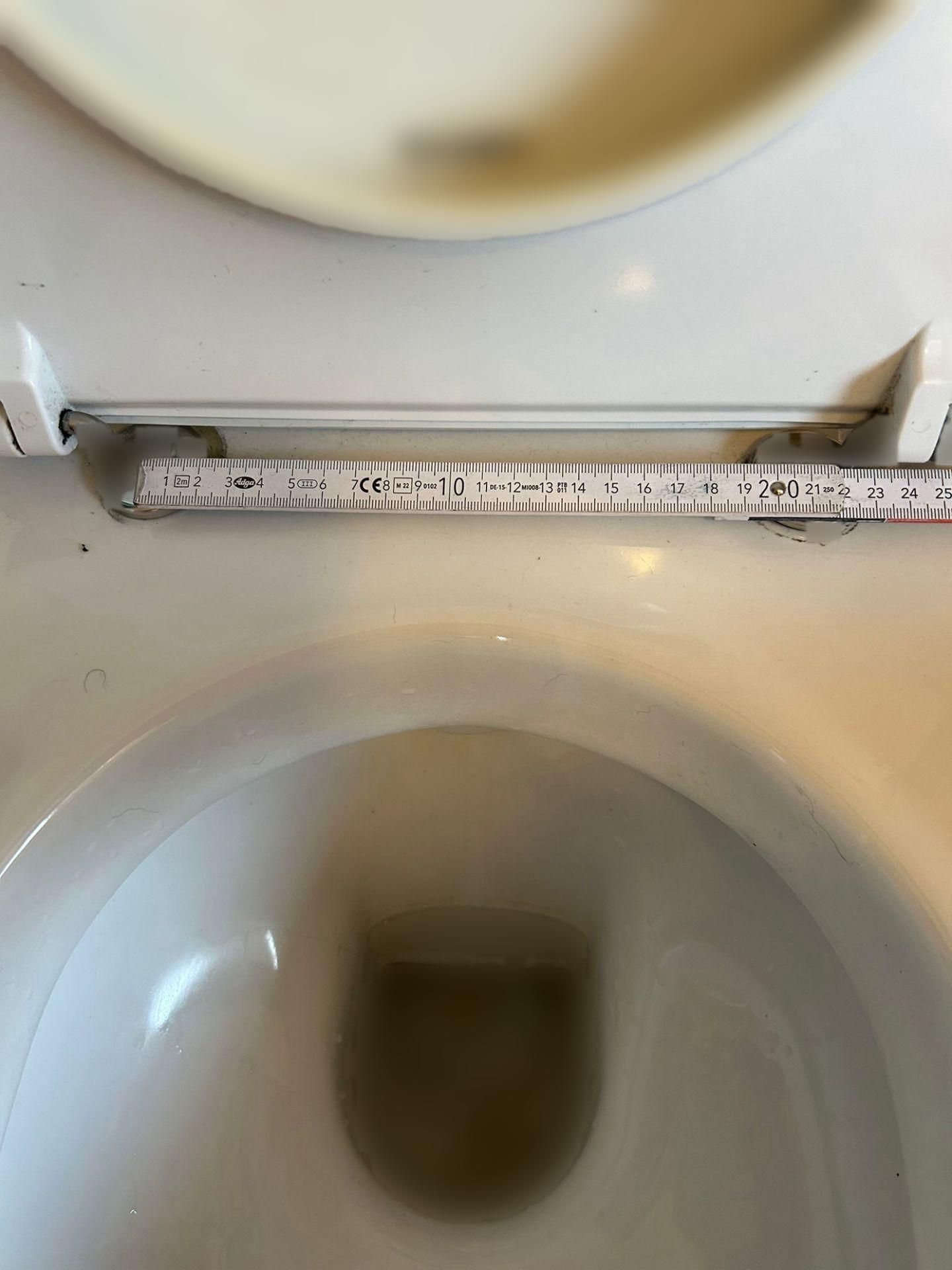 WC-Sitz m.Edelstahlscharnieren ohne Softclose