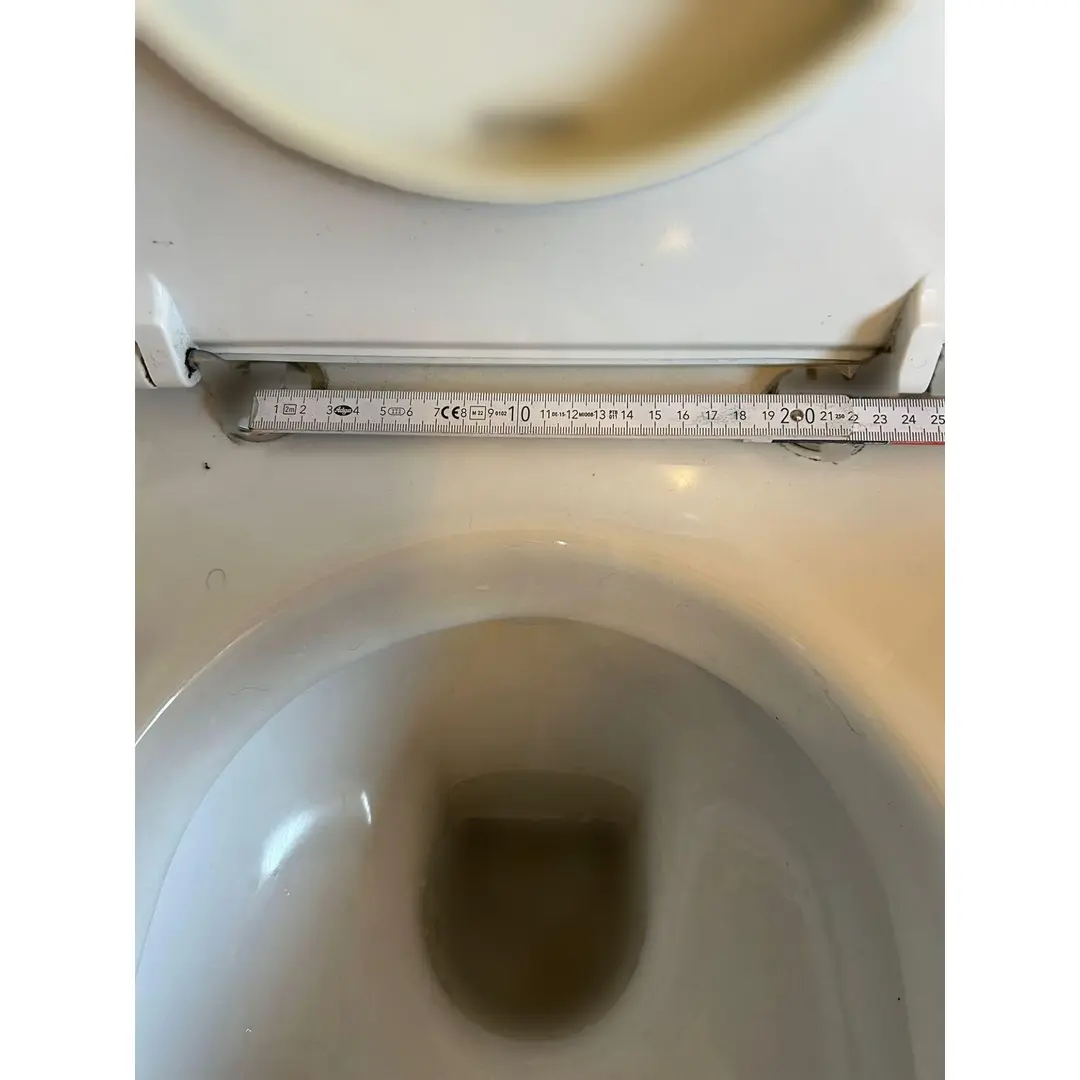 WC-Sitz m.Edelstahlscharnieren ohne Softclose