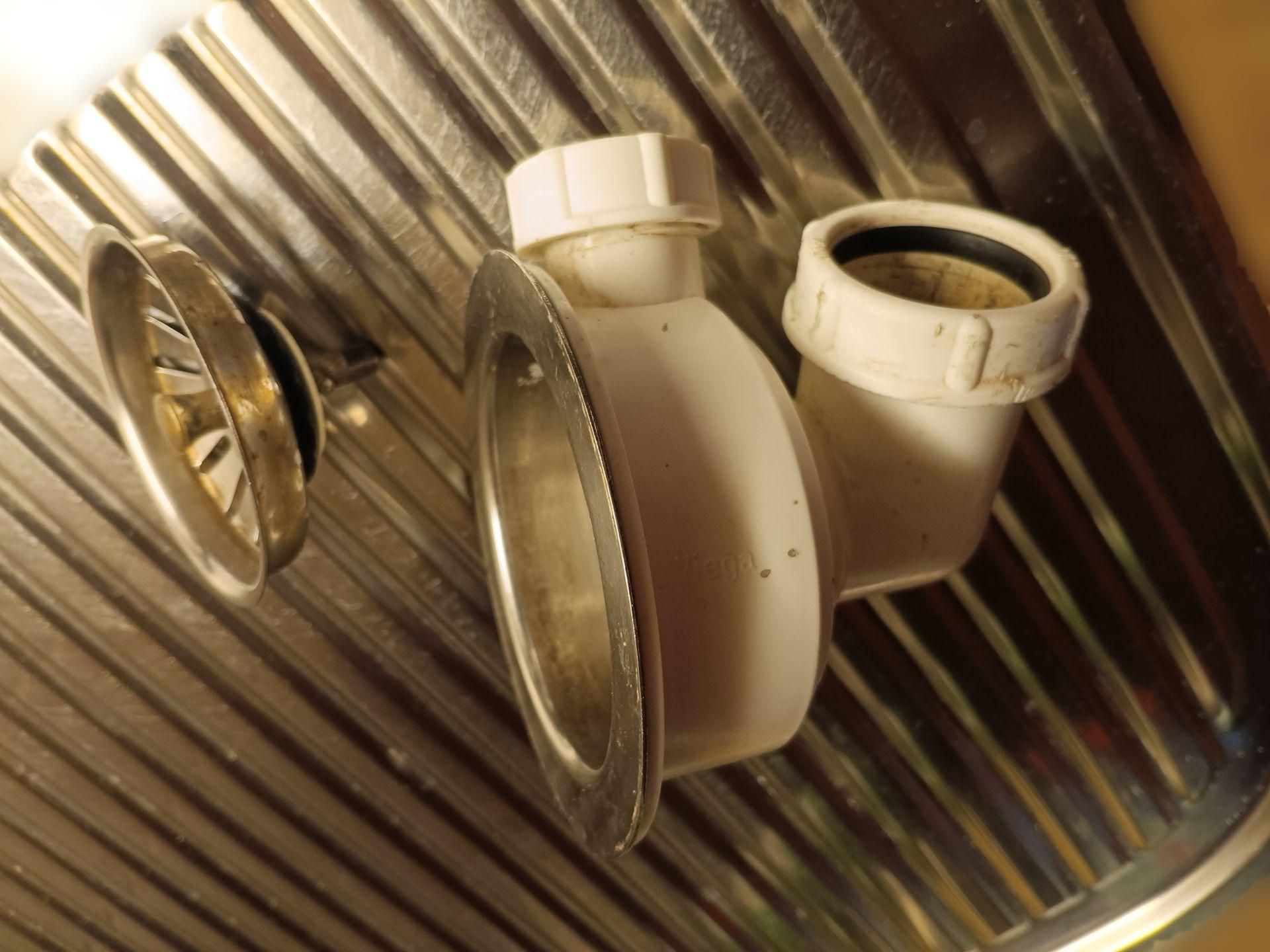 Ablaufgarnitur 2 x 3,5'' Sieb DUO 8 S, MULTI 6 S, TIPO 6 S, TWEN ohne Ablauffernbedienung runder Überlauf AL