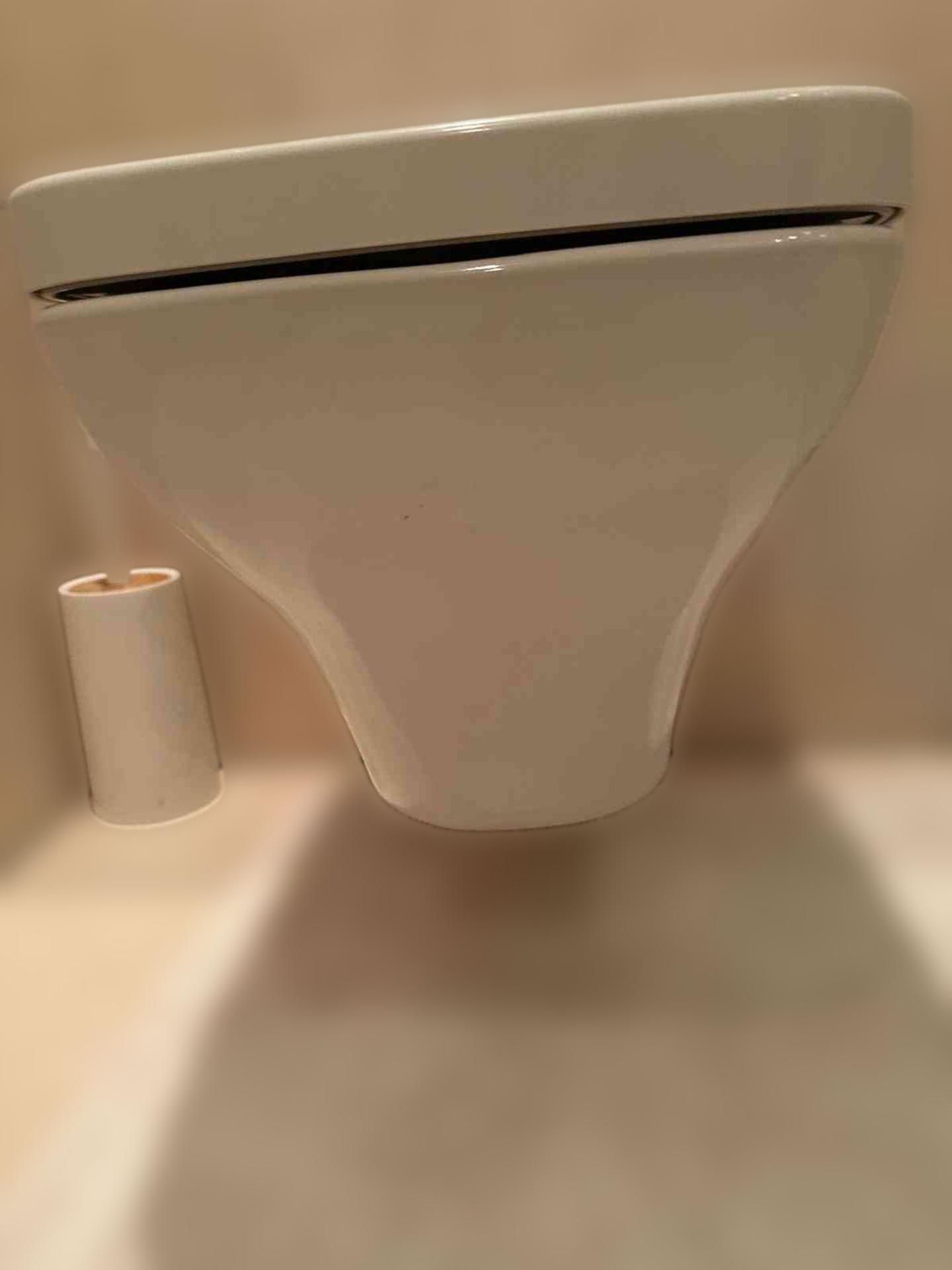 WC-Sitz PuraVida m.Deckel weiss Scharn. Edelstahl abnehmbar m.Absenkautomatik DU