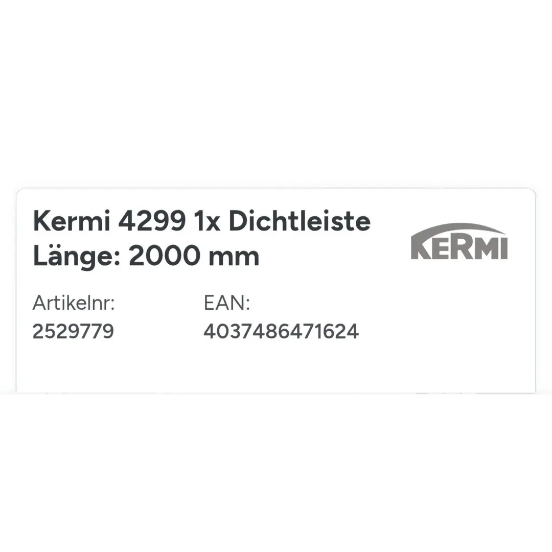 Dichtleiste Kermi Länge:2000mm
