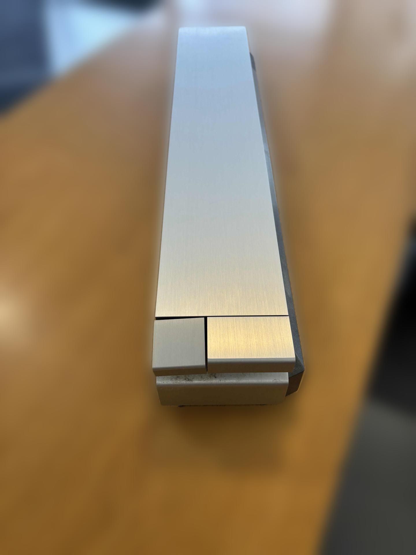 GE Spülkastendeckel zu Geberit Monolith Sanitärmodul für WC Aluminum gebürstet