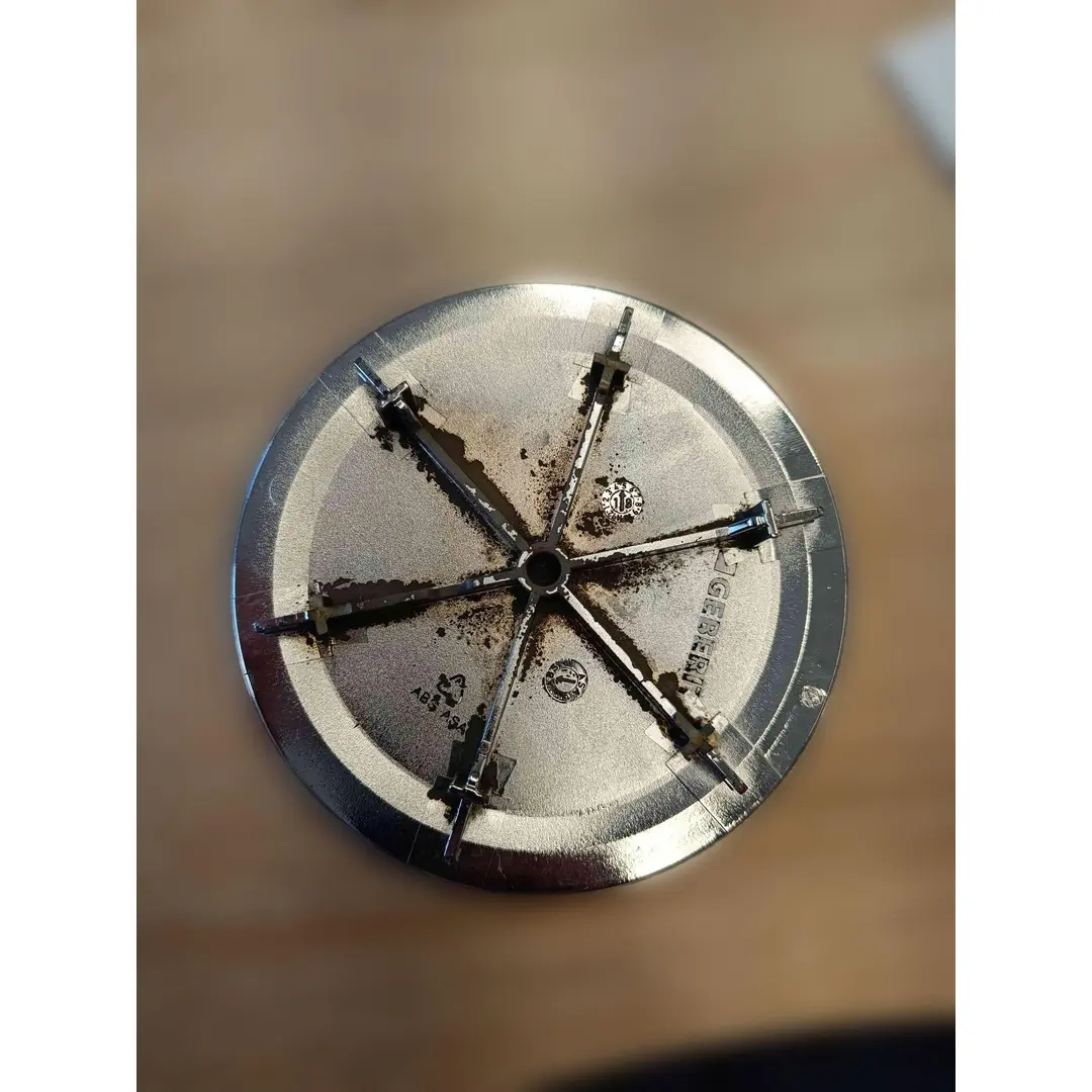 Geberit Ablaufdeckel d90: hochglanz-verchromt