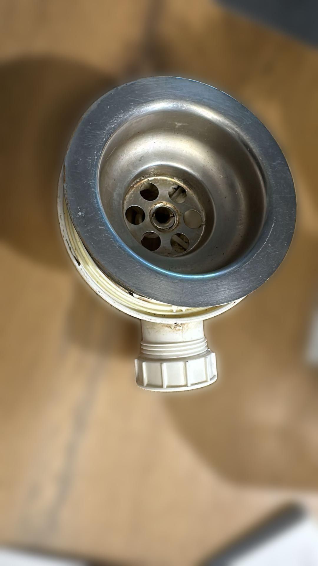 Ablaufgarnitur 2 x 3,5'' mit Ablauffernbedienung C-overflow rund modernes Sieb