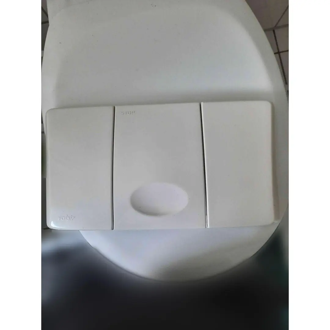 Betätigungsplatte Typ Angel, weiß, für Start-Stopp-Spülung