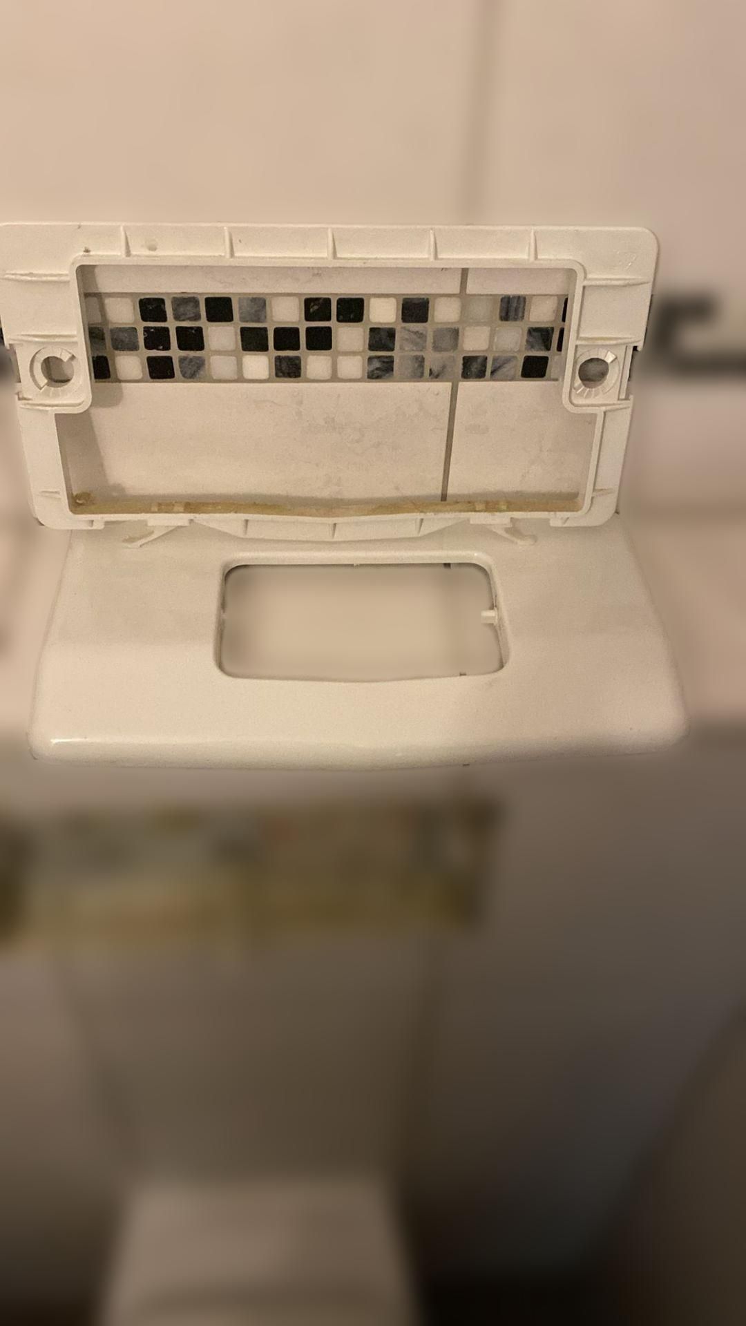 ISOSAN Drückerplatte START/STOPP weiß