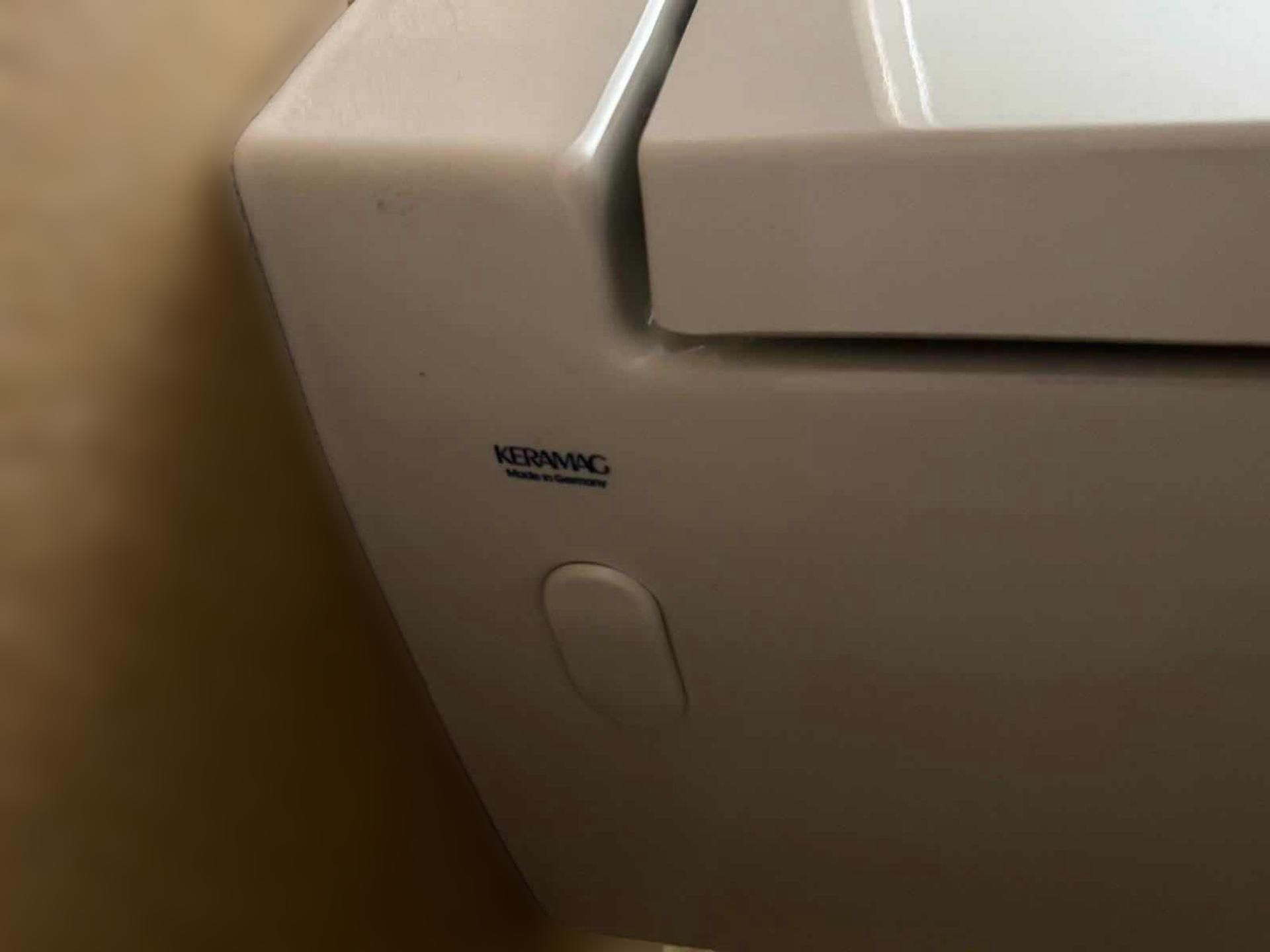 GE Visit WC-Sitz, weiß Scharniere Edelstahl