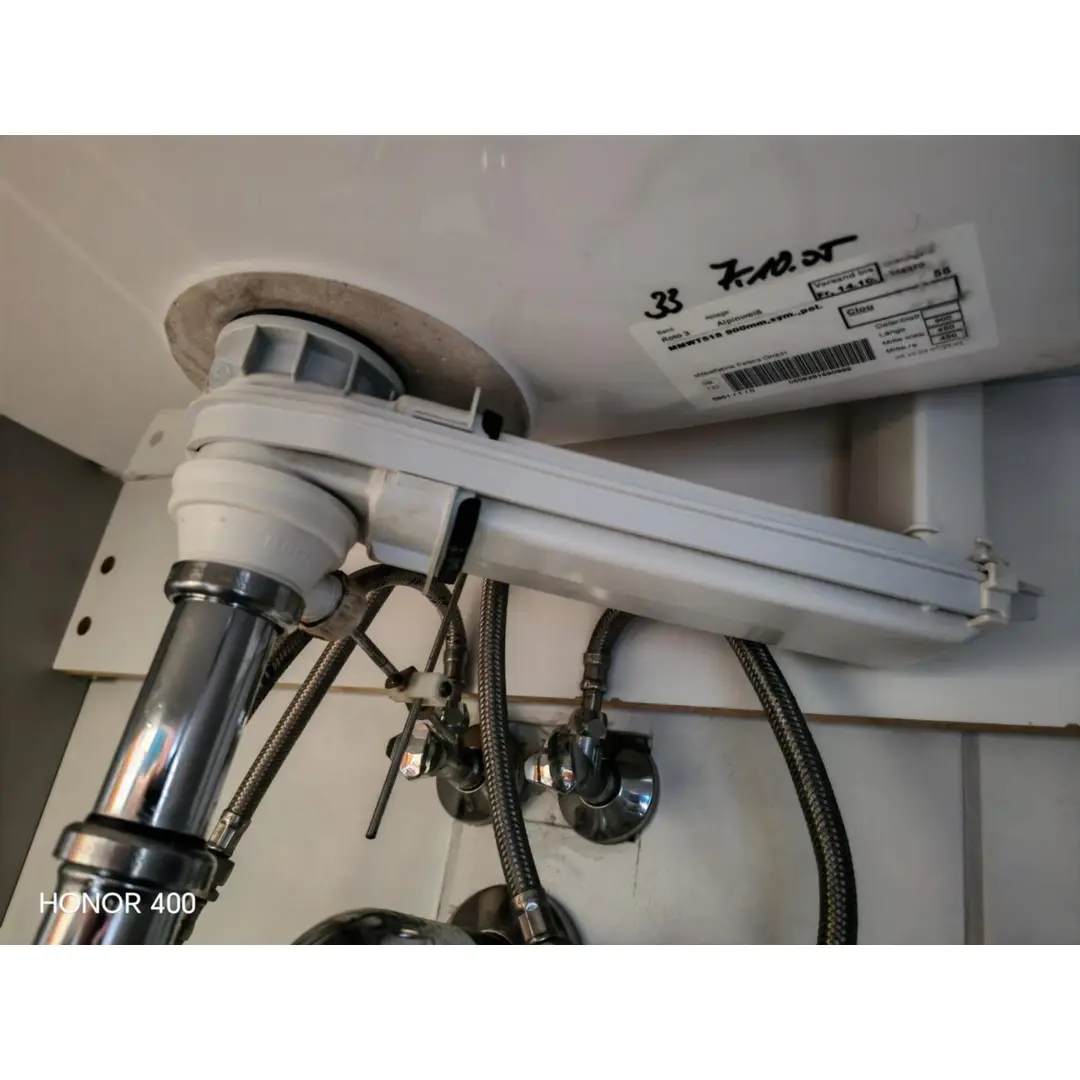 GE Hebelstange zu Waschbeckenanschluss mit integriertem Überlauf 200mm