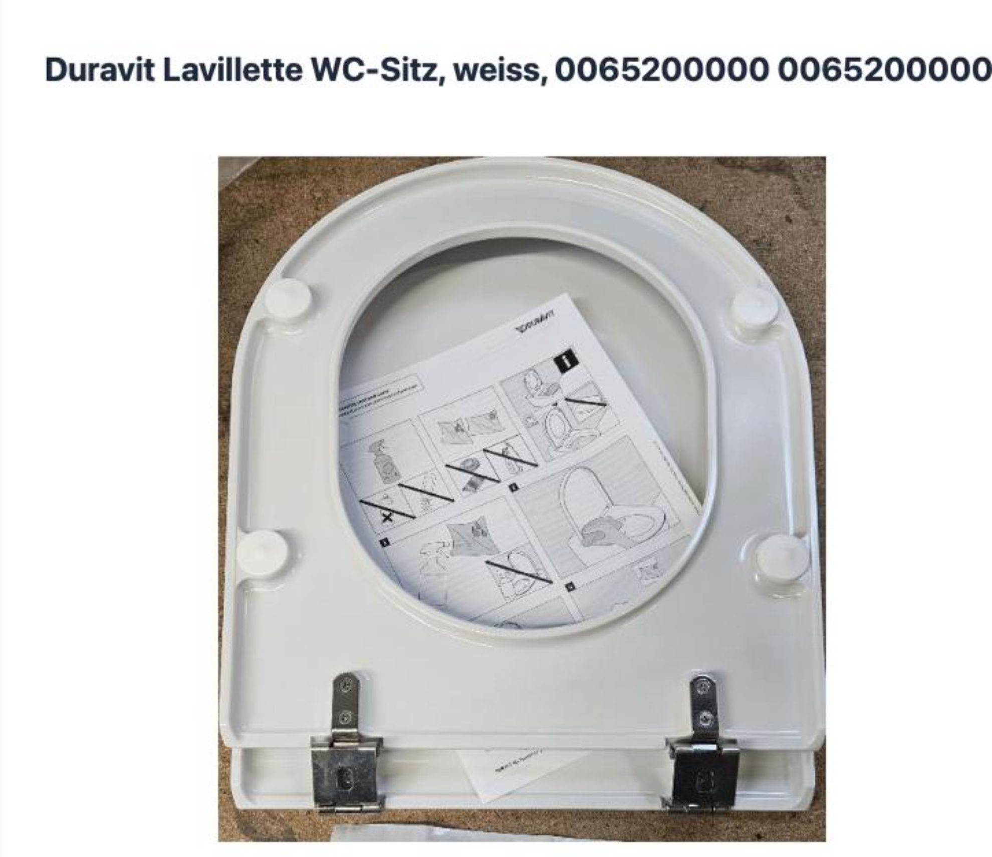 WC Sitz zu Serie  Lavillette ohne Absenkautomatik