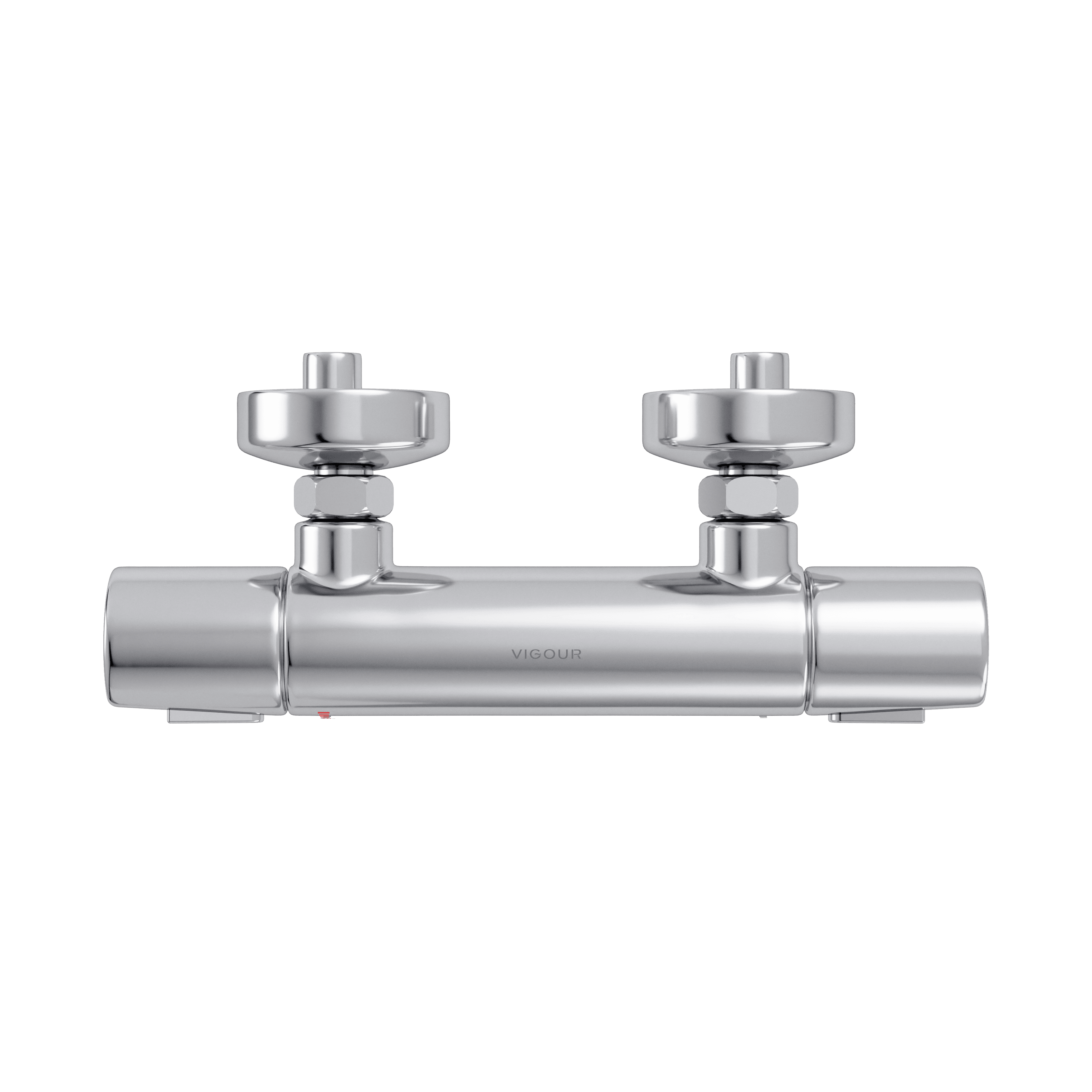 AP-Brause-Thermostat clivia Safe-Tec ohne Brausegarnitur verchromt VIGOUR