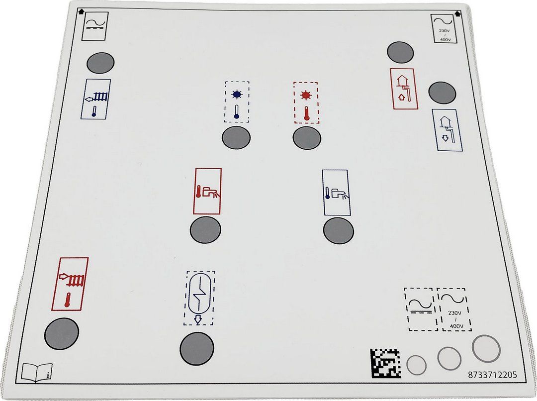 BOSCH Aufkleber Verbindungen für CS7800iLW.. M, CS7800iLW.. MF