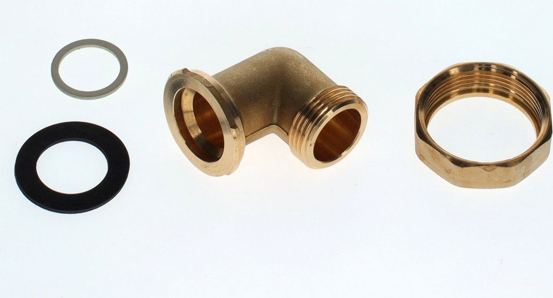 SIEGER Winkel G1 mit Flansch 1 1/2