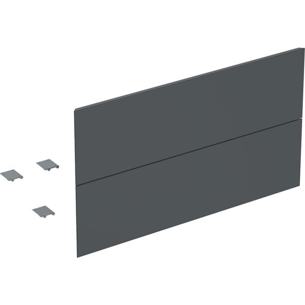 GE Set Schubl.-Frt für ONE US, 2 Schubl. für WT B:90cm, schwarz matt