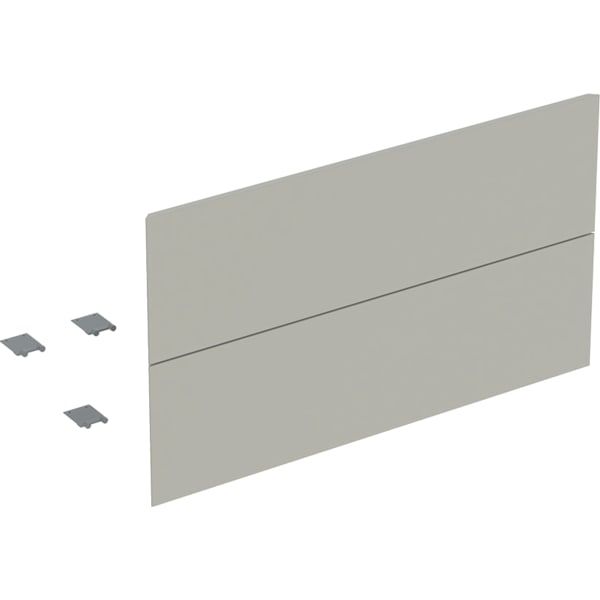 GE Set Schubl.-Frt für ONE US, 2 Schubl. für WT B: 90cm, greige matt
