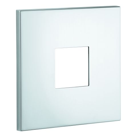 GROHE Rosette 48430 eckig für EHM-Fertigmontagesets chrom