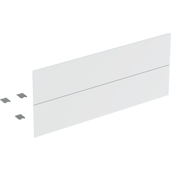 GE Set Schubl.-Frt für ONE US, 2 Schubl. für WT B: 120cm, weiß matt