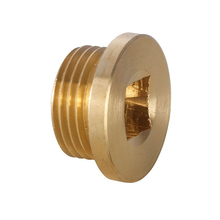 Verschlussstopfen Rotguss    1/2" 3588