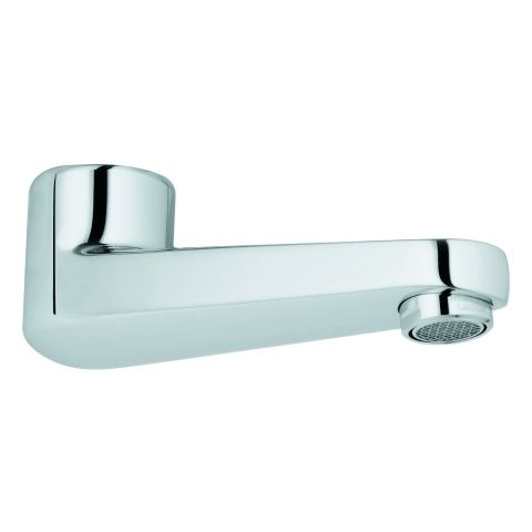 Grohe Gussauslauf verchromt Ausladung 115mm schwenkb.und arretierb.