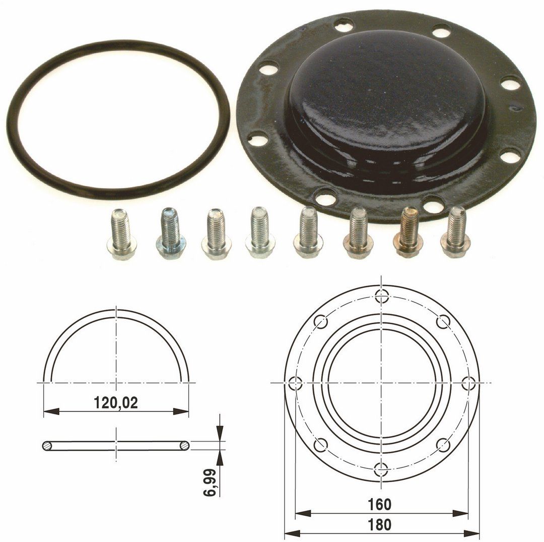 Junkers Handlochdeckel DN 120 für SK/SKE-5
