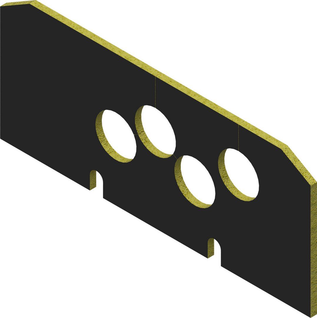 Junkers Ersatzteil TTNR: 8718585083 Wärmeschutz Rückwand everp.