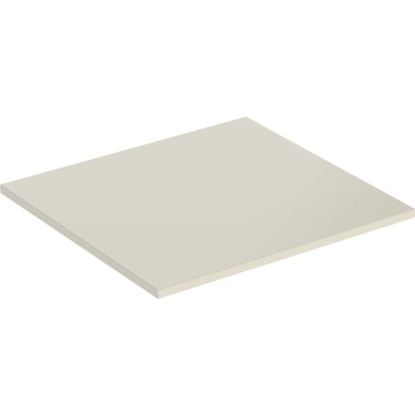GE Einlegeboden zu iCon Seitenelement T:24cm, sand-grau glänzend
