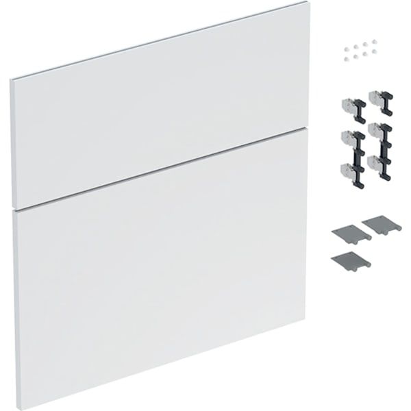 GE Schubladenfront Set für iCon für WT B:60cm, weiß matt