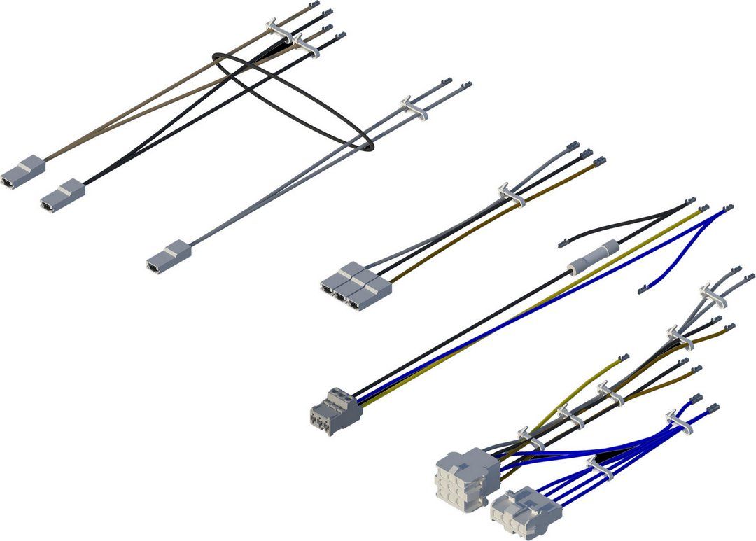 BOSCH Ersatzteil TTNR: 8738213800 Kabel set (Elektrischer Zuheizer 9 kW)