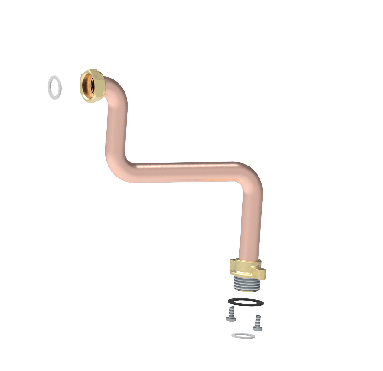 Brötje Anschl.Rohr 2 Heizkreis