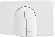 Bedienungsplatte Wisa 2100 DF weiss Bedienung von vorne 2-Mengentechnik