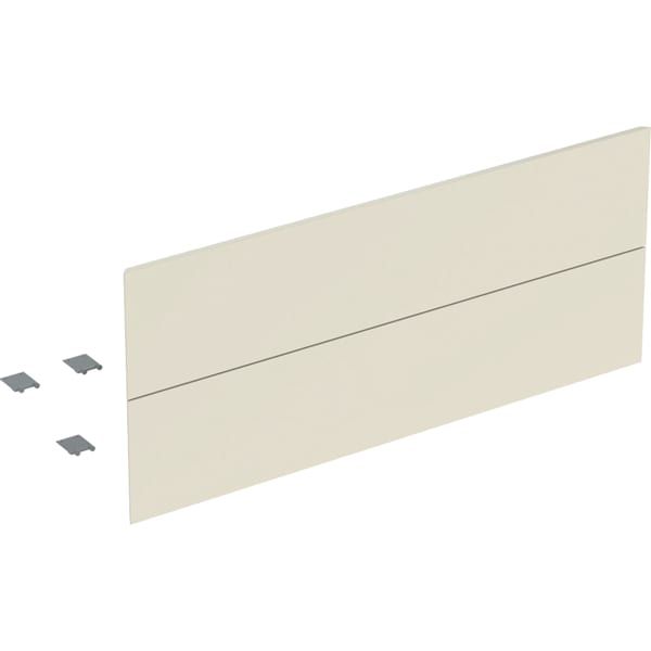 GE Set Schubl.-Frt für ONE US, 2 Schubl. für WT B: 120cm, sandgrau glänzend