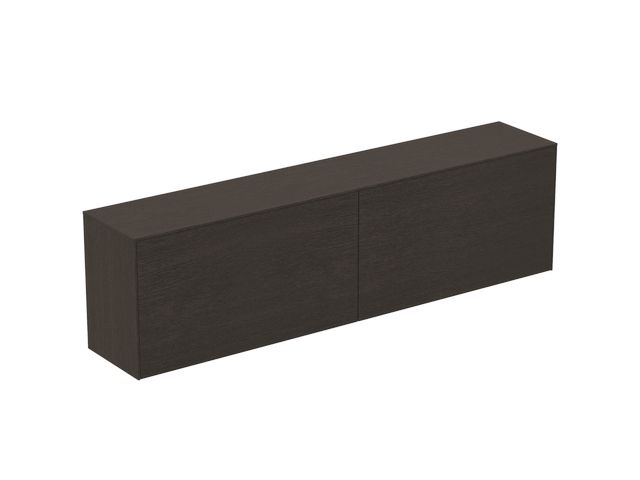 IS WT-Platte Conca ohne Ausschnitt TF030Y4, 1202x373mm Eiche Geflammt