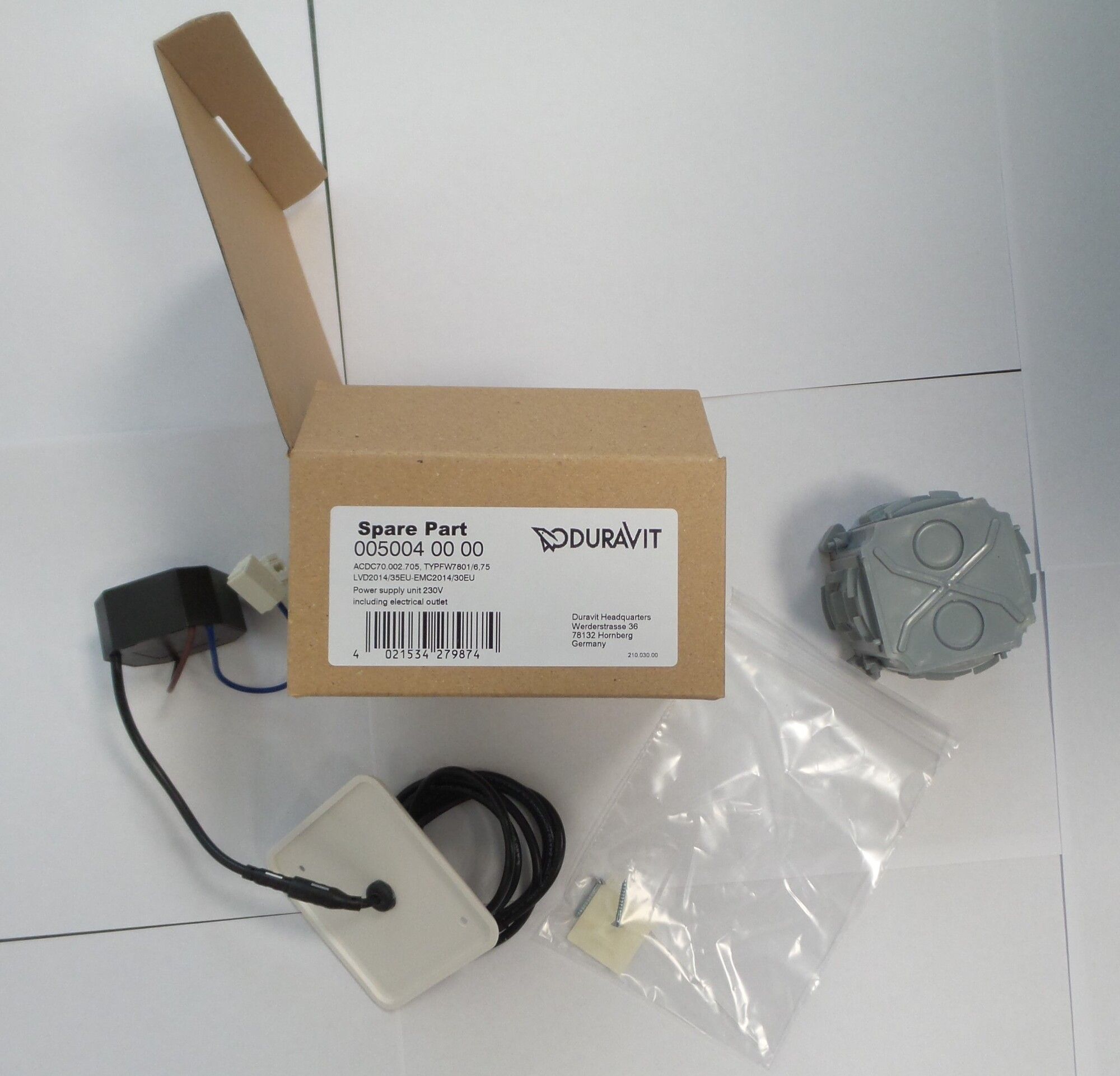 Vormontage-Set Netzteil f.230V-Anschluss inklusive UP-Dose DU