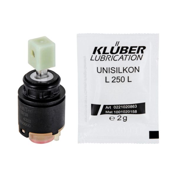 IS Kartusche D=25, Chrom Hebel/Griff/Kartusche/Innenobert./Therm)