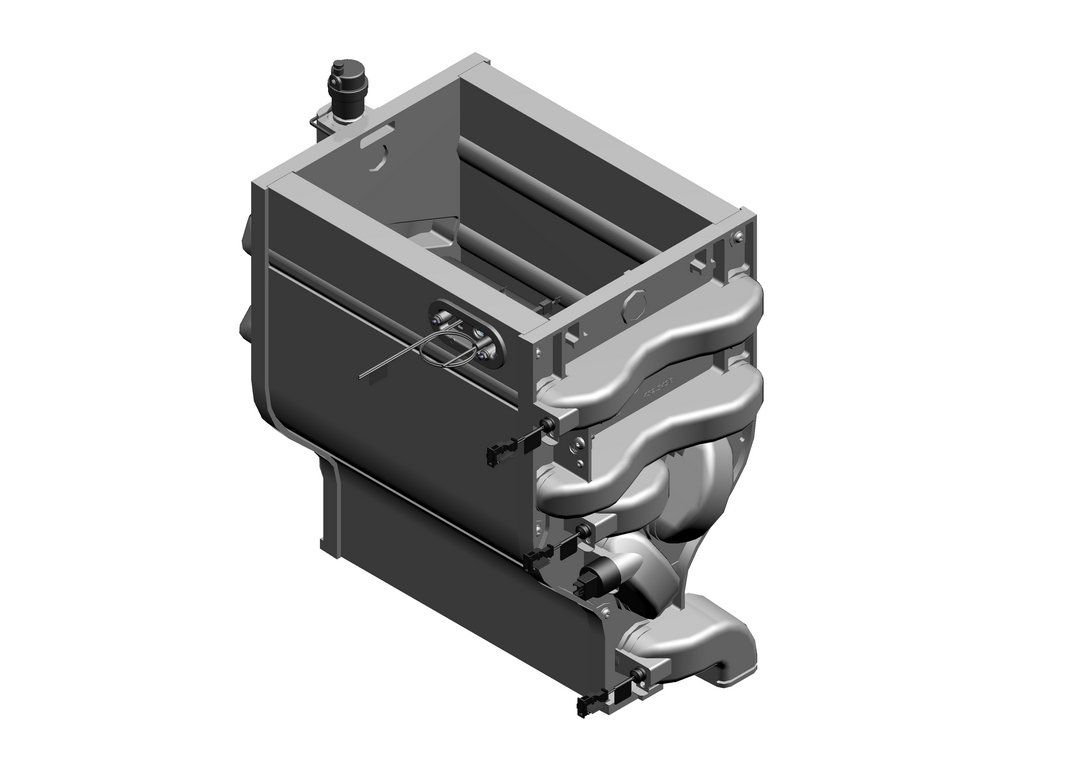 JU Wärmetauscher 50-100kW für KBR 65,98-3 A..