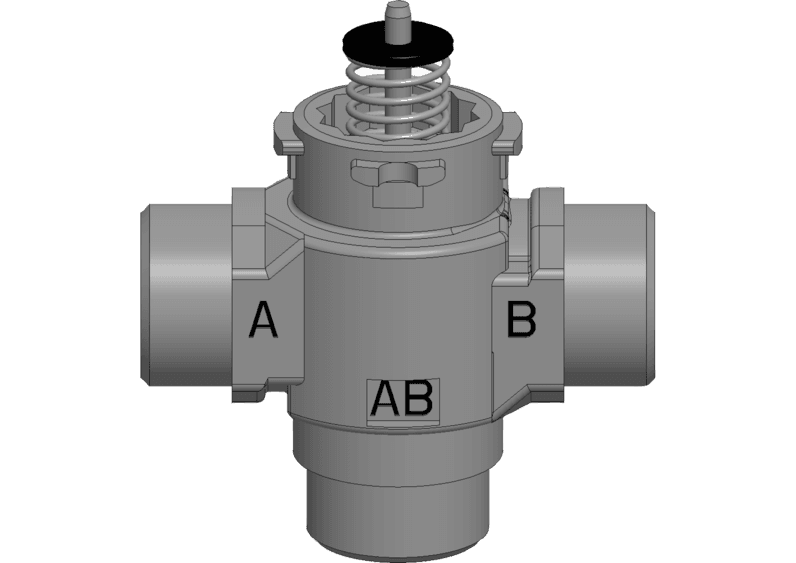 STIEBEL ELTRON Ersatzteil 255321 Dreiwegeventil Wasser G 1