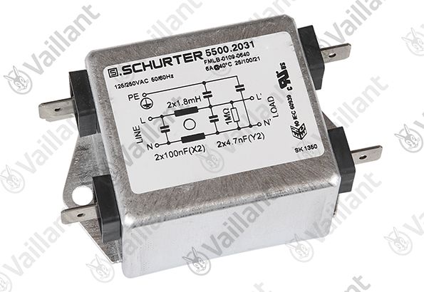 VA Elektronik, EMV-Filter zeoTHERM VAS 106/3