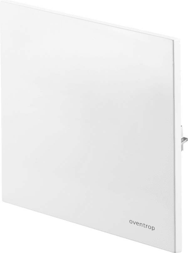 OVENTROP Abdeckung für Unibox E RTL geschlossen, Echtglas weiß