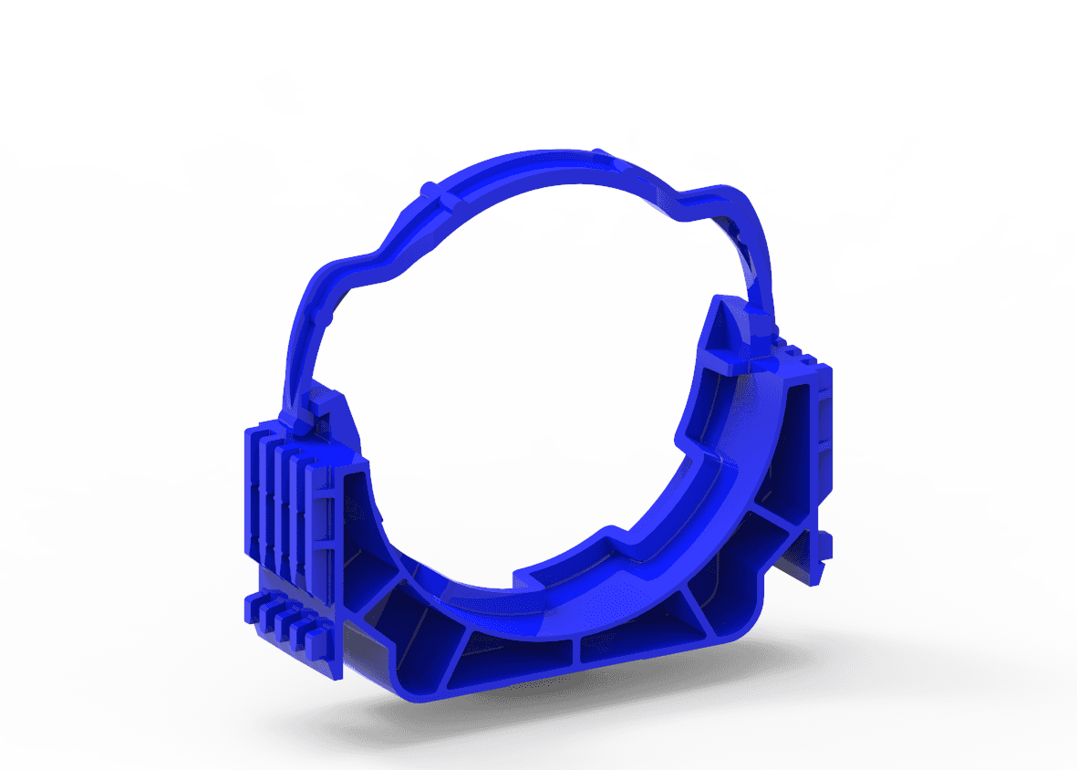 CONEL Ablaufbogenschelle mit Schellenbügel