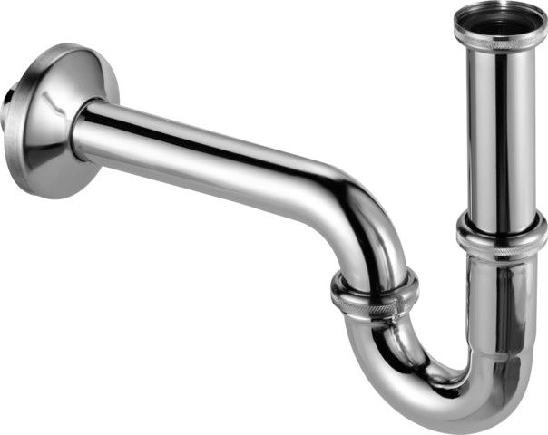 Waschtisch-Röhrensiphon Viega 1 1/4"G mit Verstellrohr 120mm verchromt