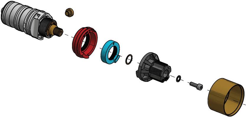 CONTI+ Set Thermostatkartuschen CONGENIAL Duschen bis 08/2018
