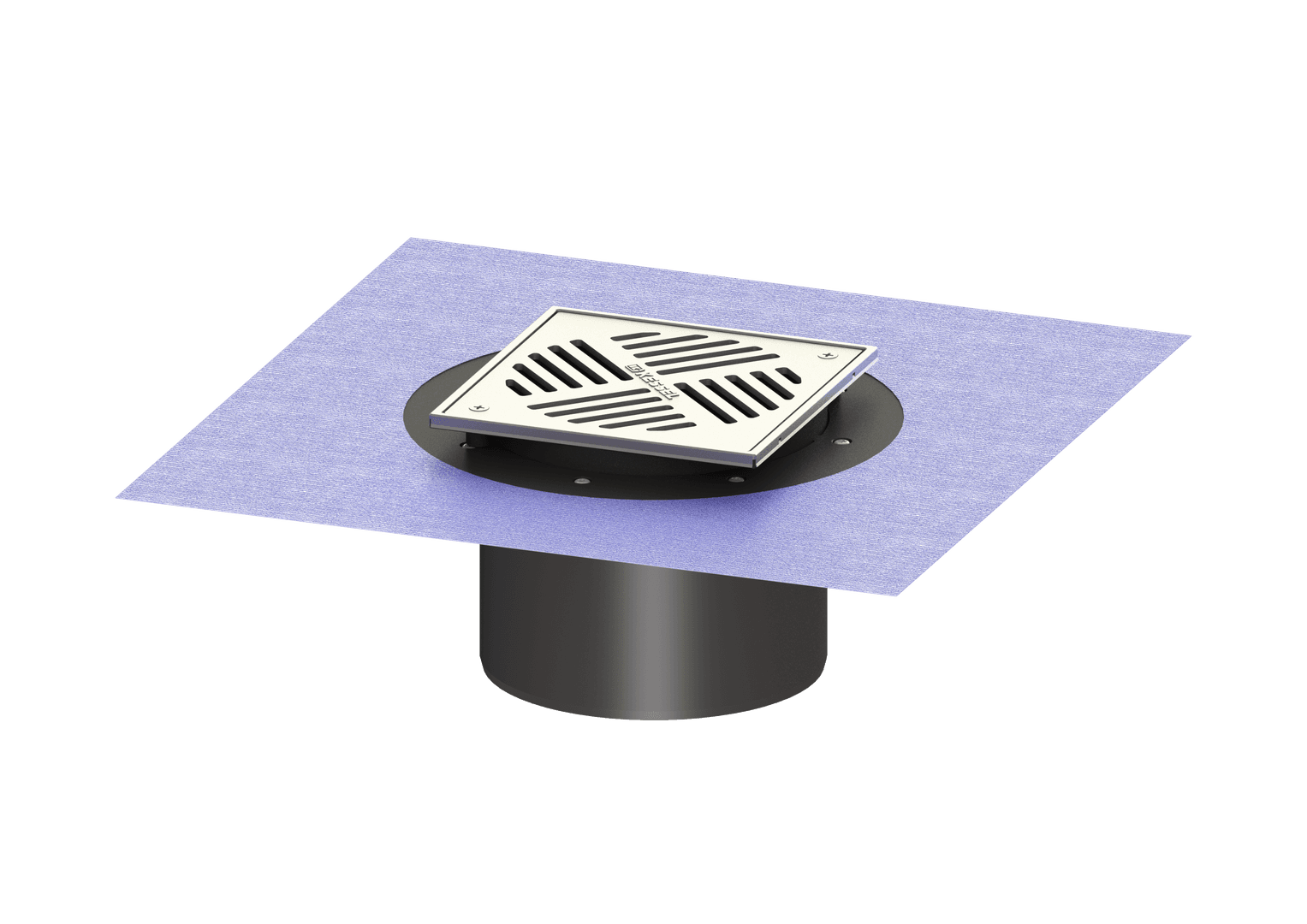 Variofix-Duennbettaufsatz Kessel 200x200 Rahmen u. Rost aus Edelst. Klasse K 3