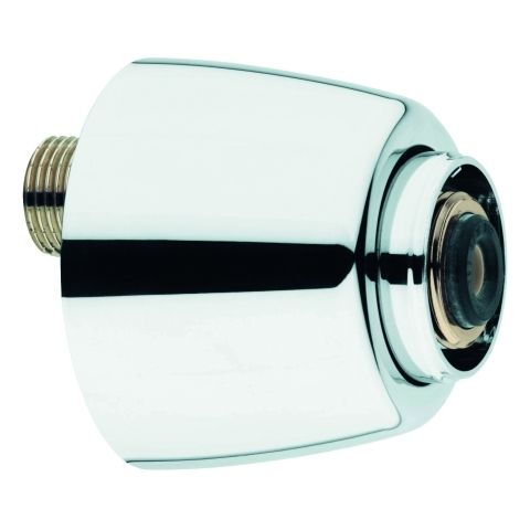 S-Anschluss Grohe 1/2" x 3/4"absperrbar Verstellb.12.5mm m.Rosette verchromt