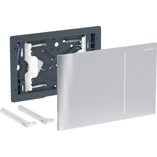 GE Sigma70 BetPl., für 2-Mengen-Sp. Edelstahl gebürstet, Etc