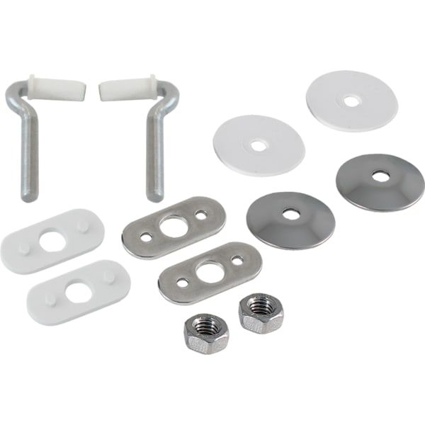 GE Set Scharniere für WC-Sitz Bambini Befestigung von unten, Edlestahl