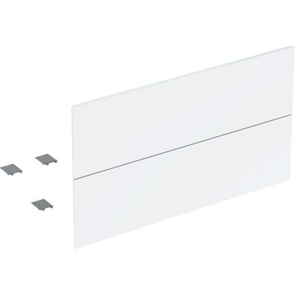 GE Set Schubl.-Frt für ONE US, 2 Schubl. für WT B: 90cm, weiß glänzend