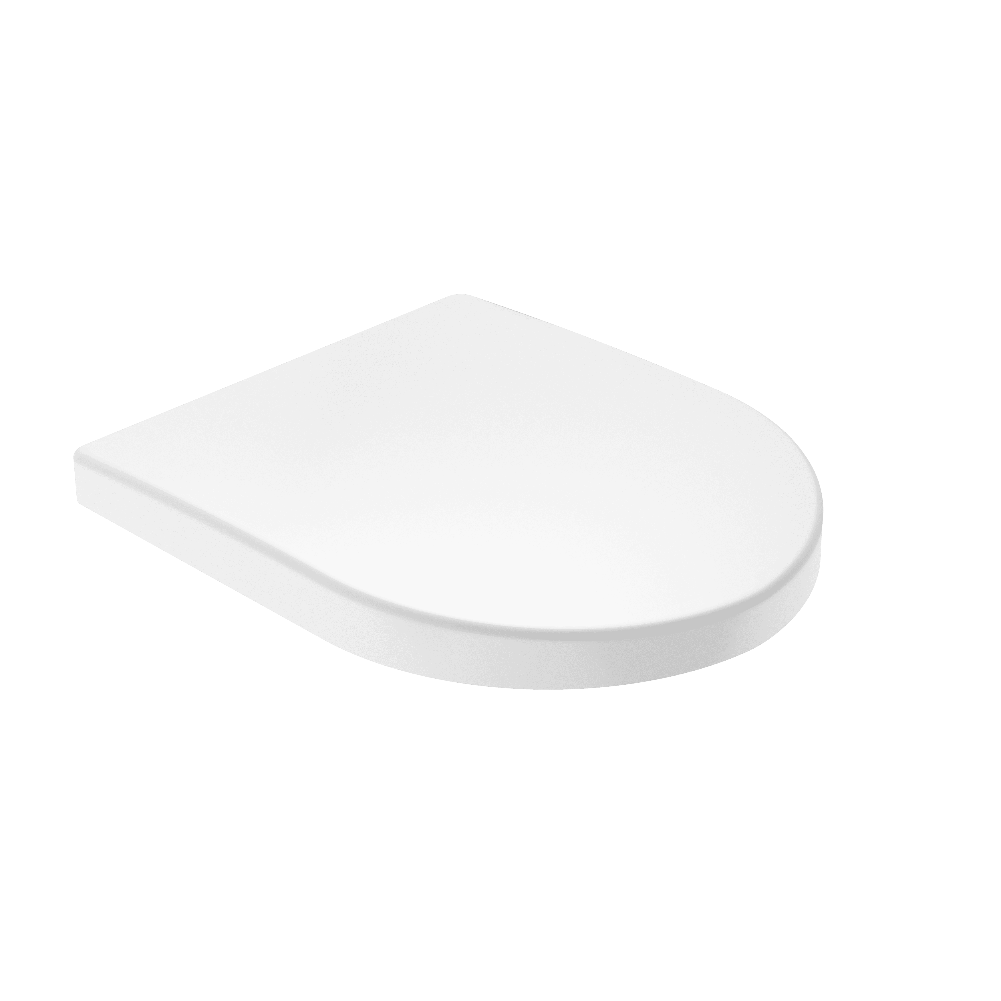 WC-Sitz derby rund m. Edelstahlscharnier abnehmbar mit Absenkautomatik weiss VIG.