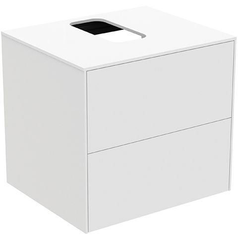 IS Obere Schubladenfront Conca f. WTU 580x267mm Weiß